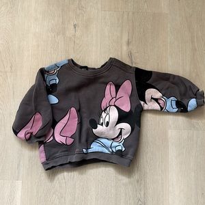 Minnie Mouse sweatshirt - Zara - size 18-24M